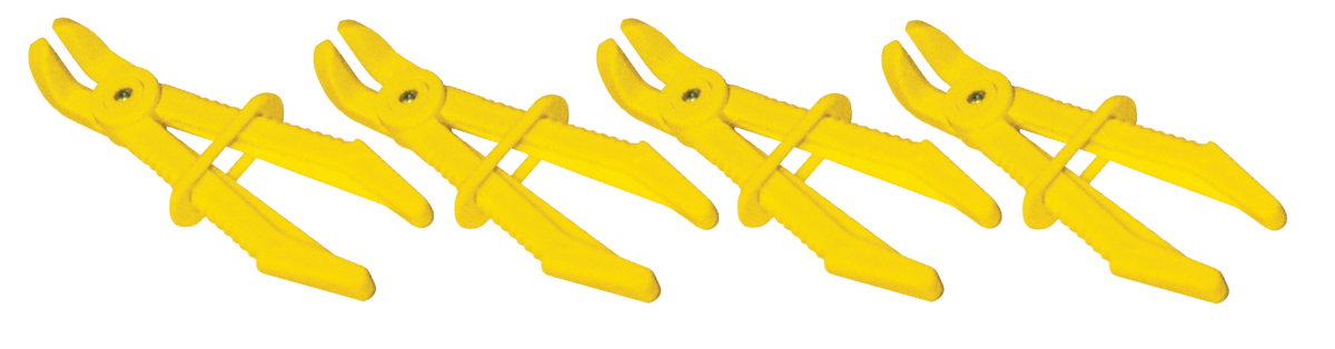 Small Line Clamp 90 Degree Offset Set - 4Pc