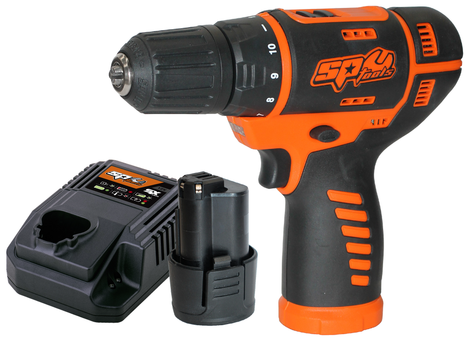 Cordless - 12V 10Mm 2 Speed Drill Driver - 2.5Ah - Sx Drive