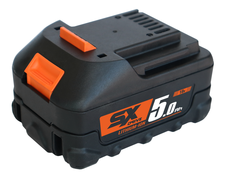 Cordless - Battery Pack - 18V Lithium-Ion - 5.0Ah - Sx Drive