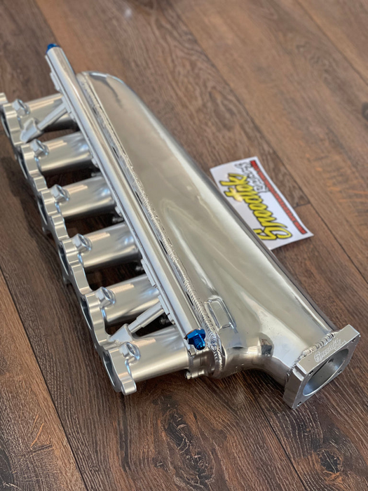 Toyota 2JZ GE Supra Aristo CNC Billet Intake Manifold Plenum V2