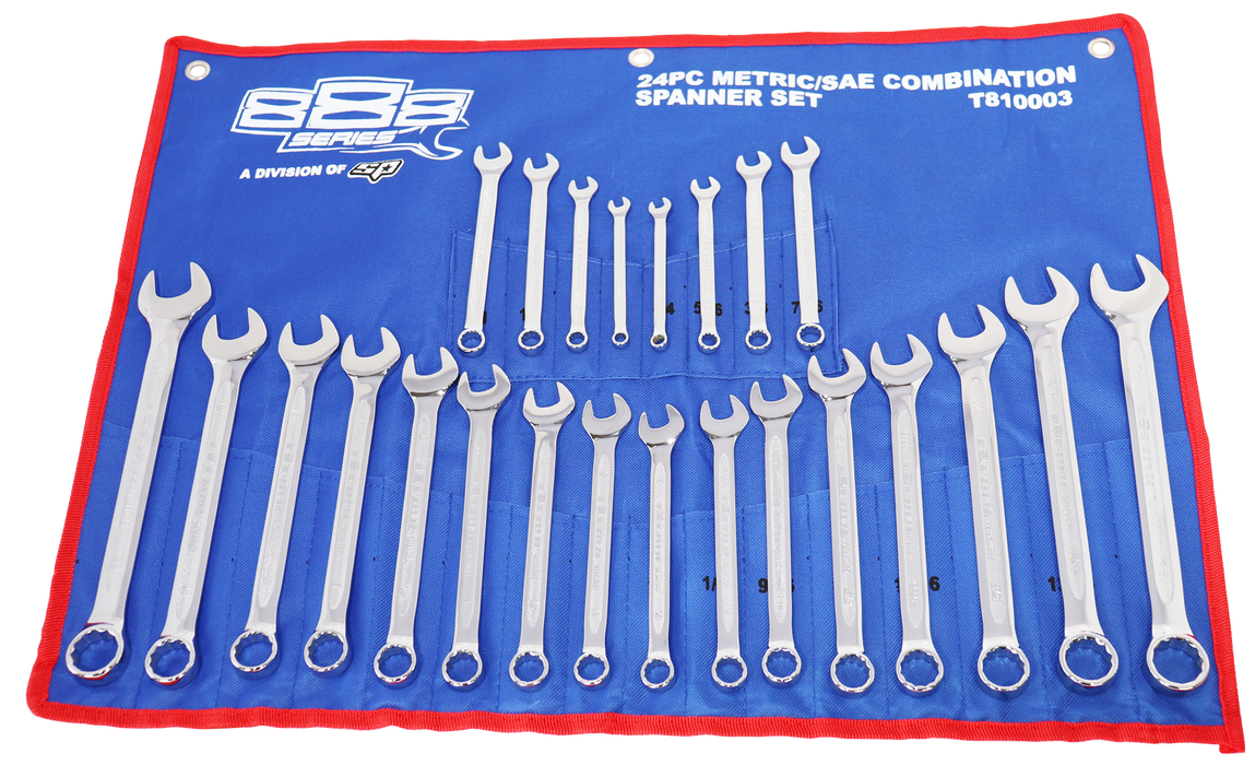 Spanner Set Roe Metric/Sae 24Pc