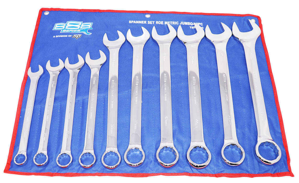 Spanner Set Roe Metric Jumbo 10Pc