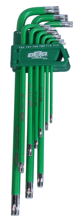 Key Set 9Pc Torx Hex (Green)