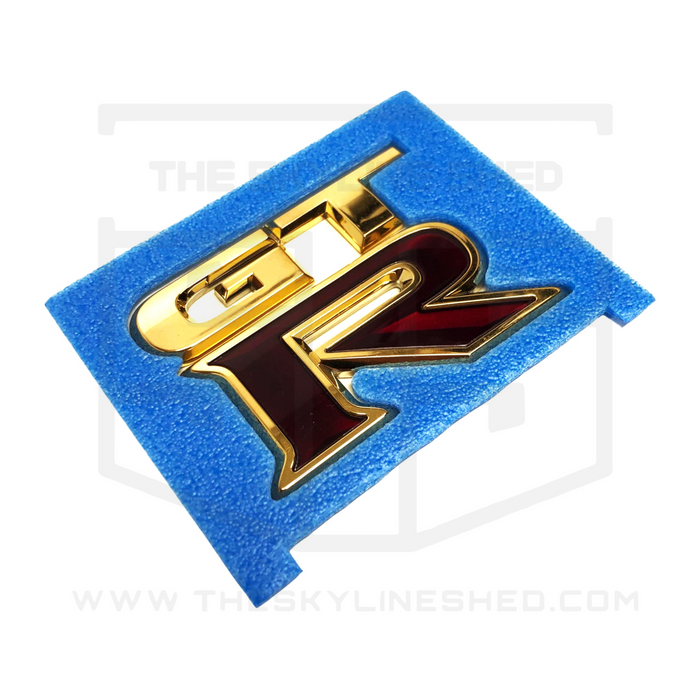 22k Gold Plated R35 GTR Emblem Set