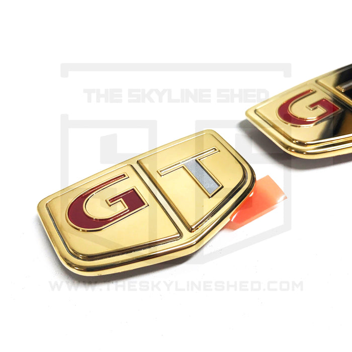 22k Gold Plated R33 GTR Emblem Set