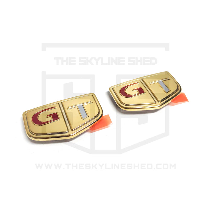 22k Gold Plated R33 GTR Emblem Set