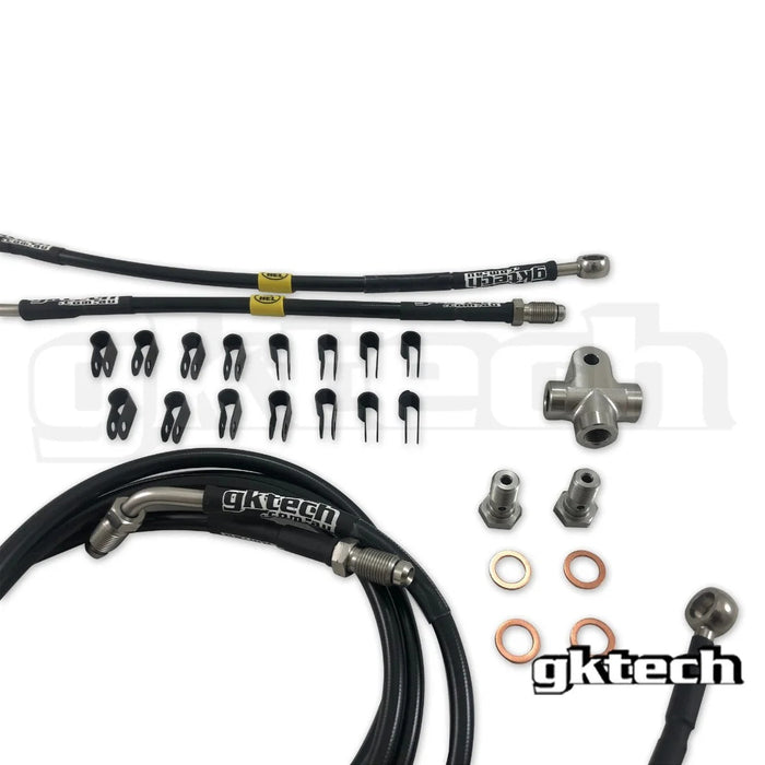 Stainless Steel Braided Teflon ABS Delete kit to suit R32 / R33 / R34