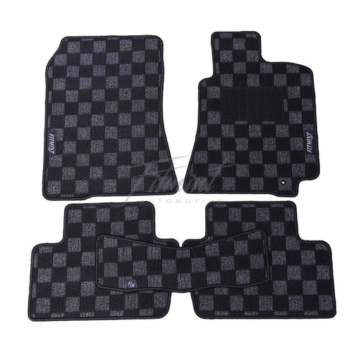 lexus-is200-is300-toyota-altezza-jdm-Retro-checker-floormats