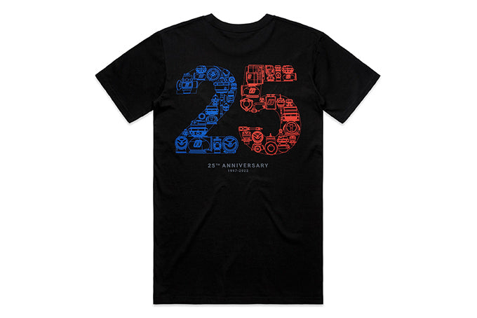 TS T-Shirt Black (25 Years) XXL