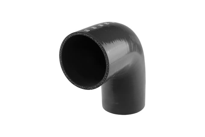 Silicon Hose 90 Elbow 3.50" BLACK