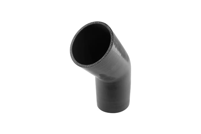 Silicon Hose 45 Elbow 3.50" BLACK