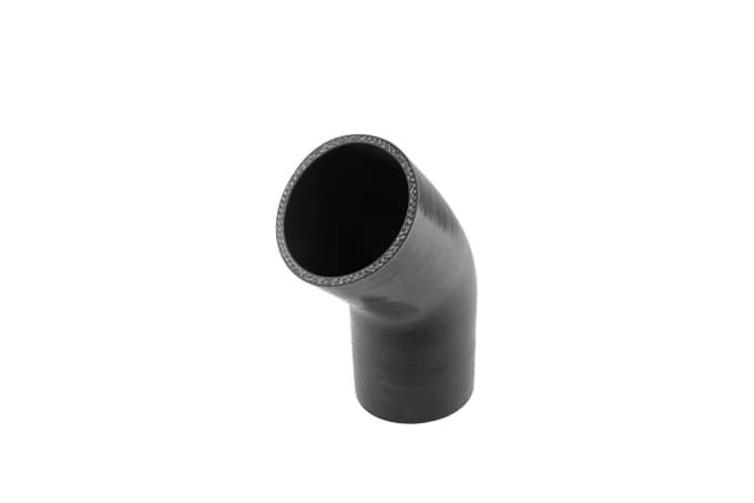 Silicon Hose 45 Elbow 3.00" BLACK