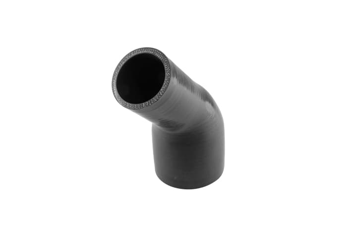 Silicon Hose 45 Reducer Elbow 2.00"-3.00" Black