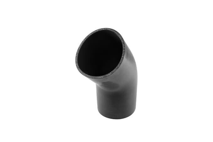 Silicon Hose 45 Elbow 4.00" BLACK