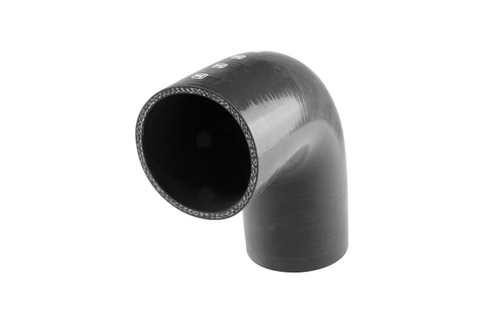 Silicon Hose 90 Reducer Elbow 2.75"-3.00" Black