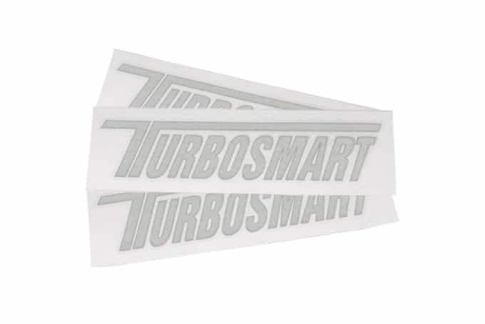 TS Car Decal - White 350mm x 80mm