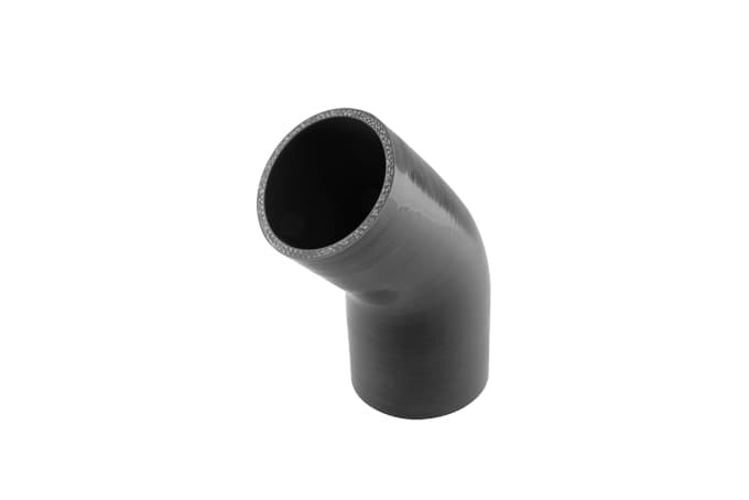 Silicon Hose 45 Reducer Elbow 2.75"-3.00" Black