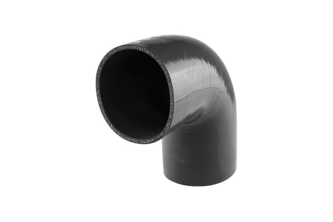 Silicon Hose 90 Elbow 4.00" BLACK