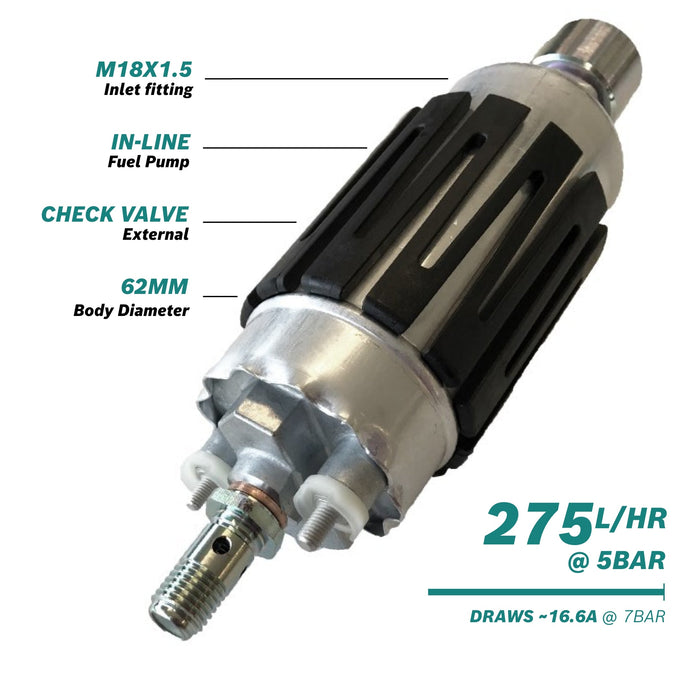 Bosch 200 In-Line Fuel Pump >275lph @ 5 Bar | 0580464200