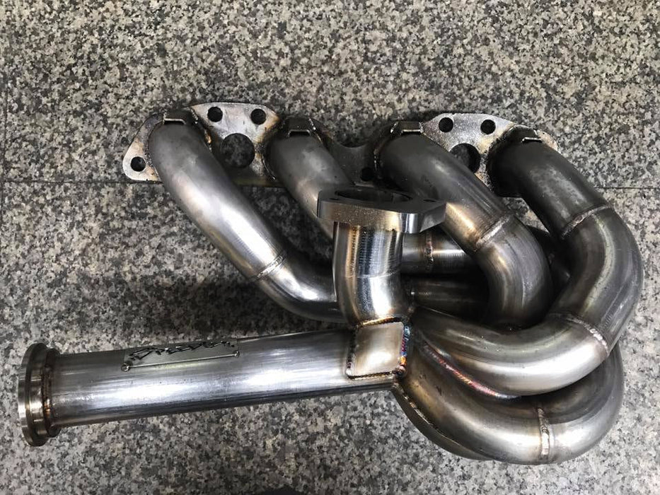 Stainless Tubular SR20 Silvia S13 S14 S15 GREDDY TRUST Mid Mount Replacement TD06 Exhaust Manifold