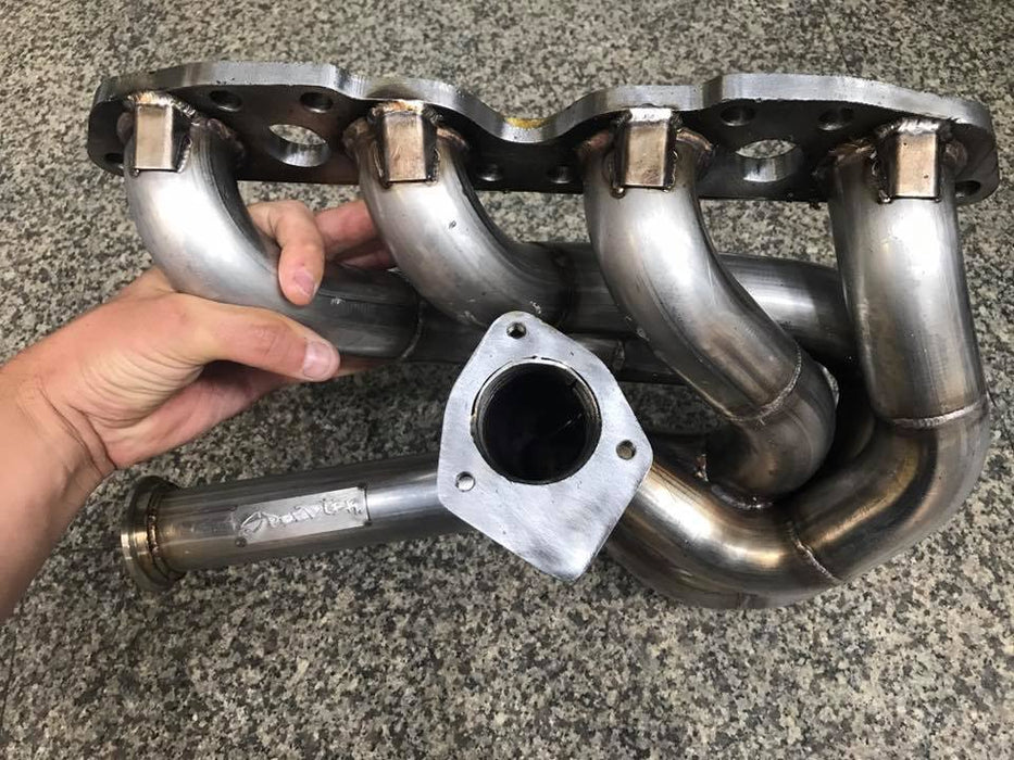 Stainless Tubular SR20 Silvia S13 S14 S15 GREDDY TRUST Mid Mount Replacement TD06 Exhaust Manifold