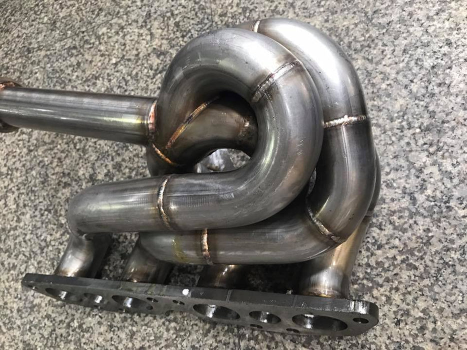 Stainless Tubular SR20 Silvia S13 S14 S15 GREDDY TRUST Mid Mount Replacement TD06 Exhaust Manifold