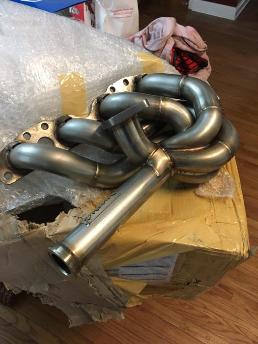 Stainless Tubular SR20 Silvia S13 S14 S15 GREDDY TRUST Mid Mount Replacement TD06 Exhaust Manifold