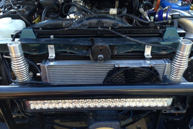 Drag Car Water 2 Air Radiator Compact