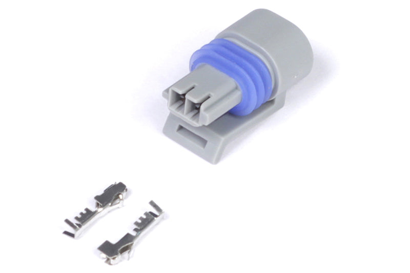 Plug and Pins Only - Delphi 2 Pin GM style Air Temp Connector (Grey) HT-030410