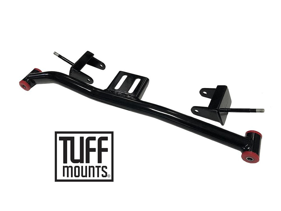 Tuff Mounts TUBULAR GEARBOX CROSSMEMBER for T400 in 79-93 MUSTANG FOX BODY BARRA CONVERSION