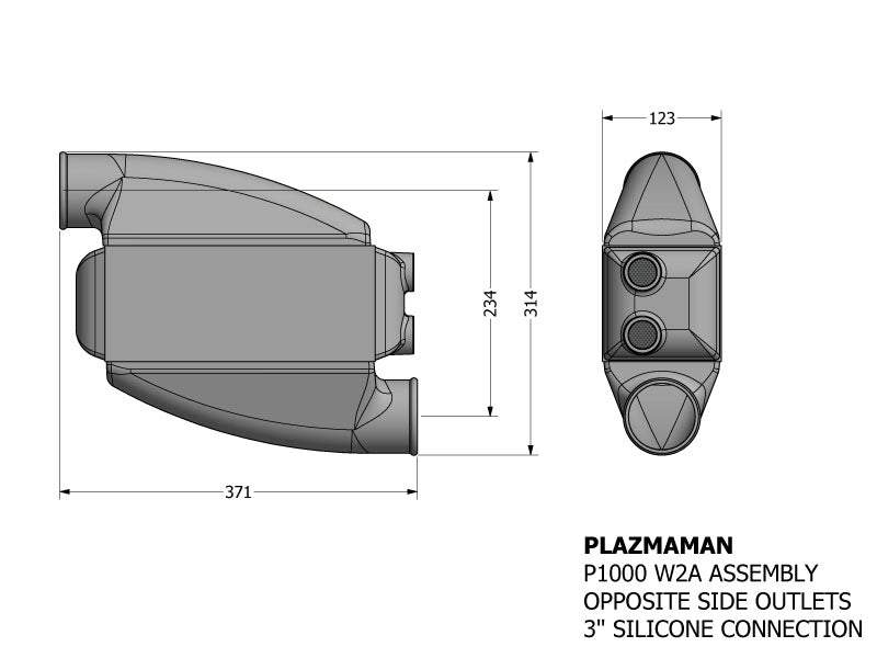 PZ-1000HP Water 2 Air Pro Intercooler Series