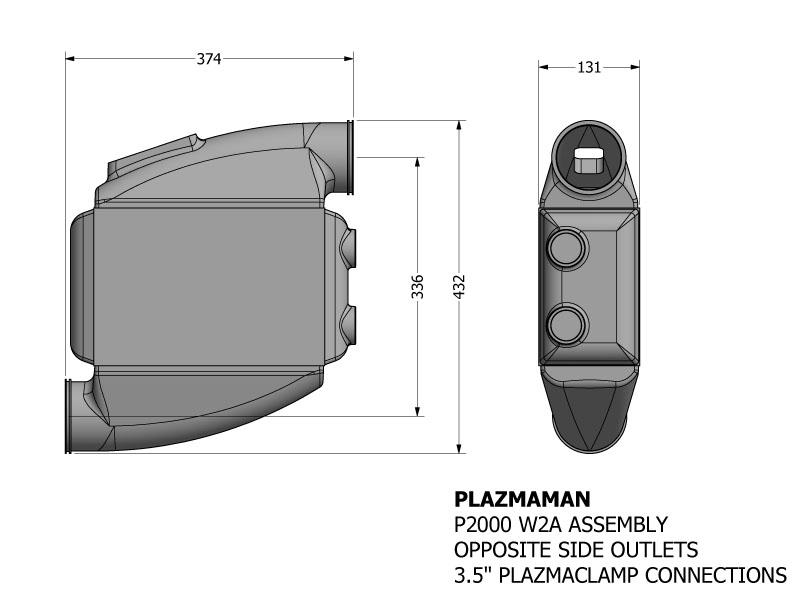 PZ-2000HP Water 2 Air Pro Intercooler Series