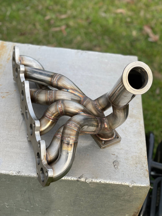 Toyota 1JZ-VVTi  High Mount Stainless Steel Tubular Twin Scroll Exhaust Manifold JZX100 JZX110 Chaser Mark2