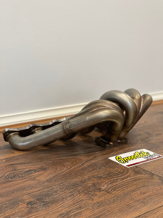 Nissan Skyline RB20 RB25 GTSR Insipred Twin Scroll Tubular Low Mount Exhaust Manifold R31 R32 R33 R34